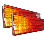 Комплект от 2 Броя Диодни LED Лед стопове 24V - 420mm x 110mm x 75mm - подходящи за Бус Камион Тир Ремарке Каравана