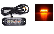 4 LED Аварийна Лампа За Пътна Помощ, Жълта Блиц Светлина, Мигаща! MAR330