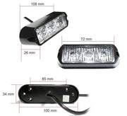 3 LED Аварийна Лампа За Пътна Помощ, Жълта Блиц Светлина, Мигаща! MAR751