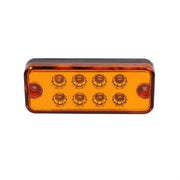 Оранжев LED Габарит / Светлина / Токос, с 8 диода - 24V - 99mm x 40mm
