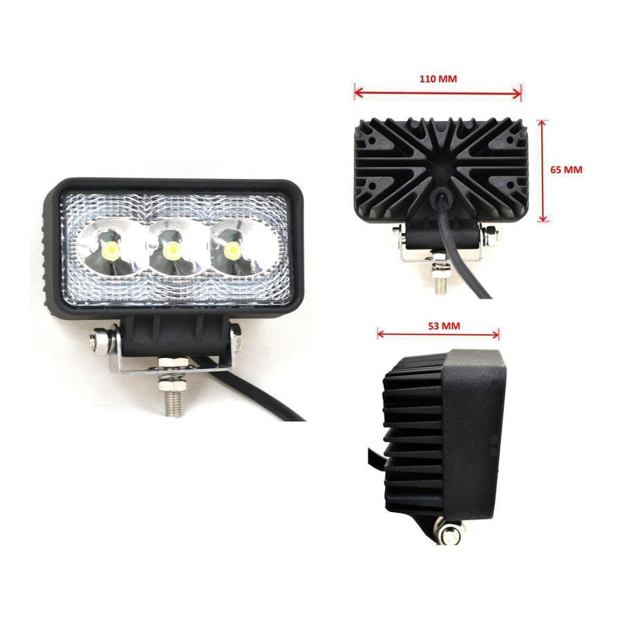 Универсален Мини Лед LED Халоген Фар Работна Лампа 12V - 24V за автомобил офроуд бус ван камион
