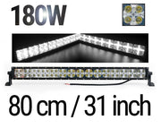 LED Bar 80 см – ЛЕД Диоден Бар Прожектор с дневна светлина CROSS DRL 180W, 12V/24V с 2 режима на работа