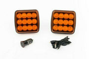 LED Аварийна Светлина Безжични Wireless светлини Mагнит 12v 24v Оранжеви Блиц Мигаща Светлина