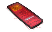 Комплект от 2 бр. LED стопове мигач задна светлина 24V за камион бус ТИР емарке