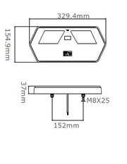 Комплект LED ЛЕД Диодни Стопове, Неон, Динамичен Мигач, 6 Функции, 12/24V