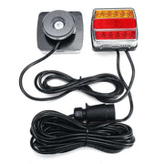 Комплект LED Диодни Стопове 12V с Магнит и Окабеляване, 5 Функции, за Ремаркета, Колесари, Платформи, МПС