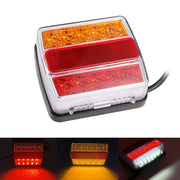 Комплект LED Диодни Стопове 12V с Магнит и Окабеляване, 5 Функции, за Ремаркета, Колесари, Платформи, МПС
