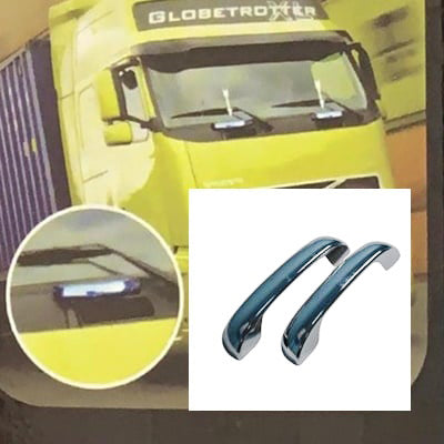 Никел декорация ръкохватка за дръжки под чистачки за Volvo FH12/16
