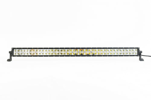 100 См Led Bar Лед Диоден Бар Прожектор Бяла и Оранжева, Жълта Светлина, Блиц, Флаш, CROSS DRL 240W 12V 24V