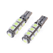 LED Лед Диодни Крушки За Габарит, Т10 W5W, 13 SMD, 12V, Бяла, Canbus - Error free , Без грешки