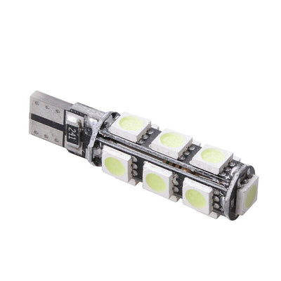 LED Лед Диодни Крушка За Габарит, Т10 W5W, 13 SMD, 12V, 5 Цвята Светлина, Canbus - Error free , Без грешки