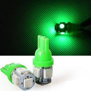 LED Лед Диодни Крушки За Габарит, Т10 W5W, 5 SMD, 12V, 6 Цвята Светлина