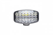 80W LED Лед Фар Халоген, Три Функции, Неон ефект, Neon 24,5см x 13,9см, 4100lm, 12V - 24V, E-Mark Подходящ За DAF MAN Scania Volvo и др.