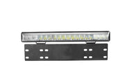 38см LED Лед Бар Със Стойка За Номер С Три Функции 55W, 4768lm, 12V - 24V E-Mark Подходящ За Автомобил, Бус, Камион, Селскостопански машини, Трактор, Комбайн, Агро Техника, Сеялка, Пръскачка, Джип, 4X4, Offroad, SUV