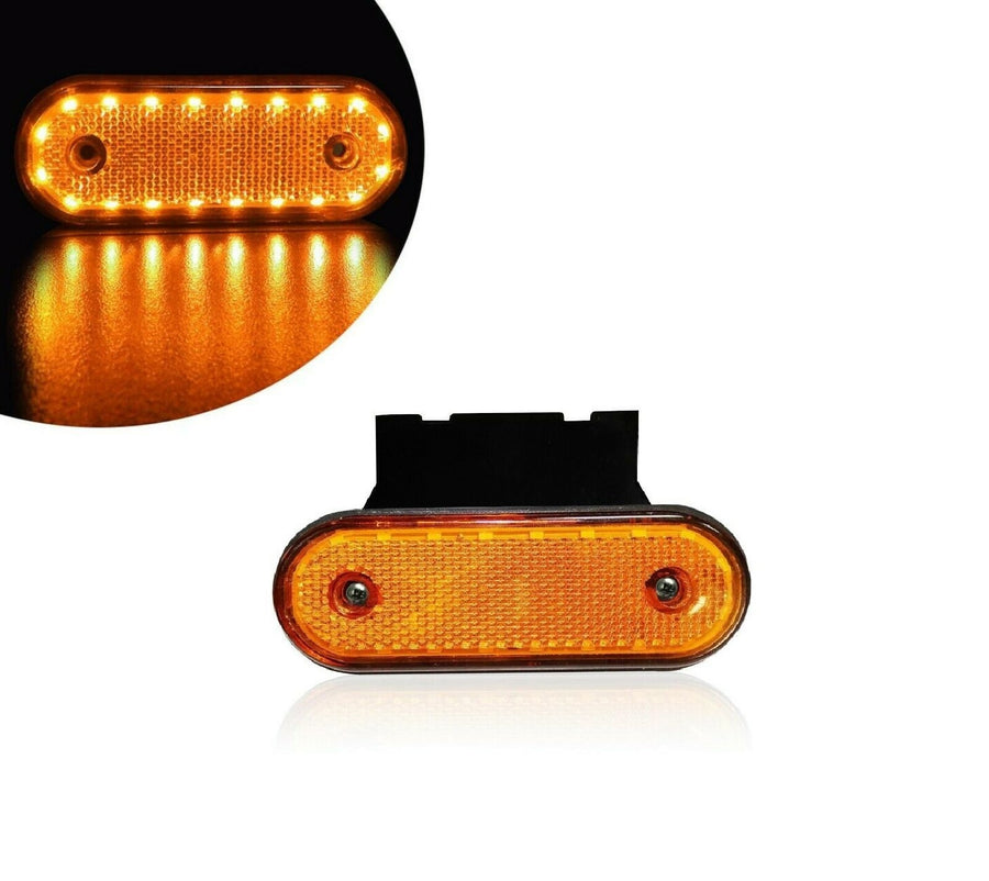 Жълт LED Габарит Със Стойка, Маркер, 20 Диода - 24V