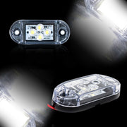 LED Габарит, Бял, Червен, Жълт, Маркер, 4 SMD Диода, 12V - 24V