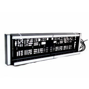 Рамка за номер с LED осветлениe, 12/24V, 2 функции, DRL дневна светлина