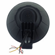 Комплект 2 Броя Халоген, Фар, Ø 225мм, 12V 24V, Крушка H1 + 6 LED ЛЕД Диода, E-Mark, За Камион, Трактор, Багер, Земеделски Машини и др.