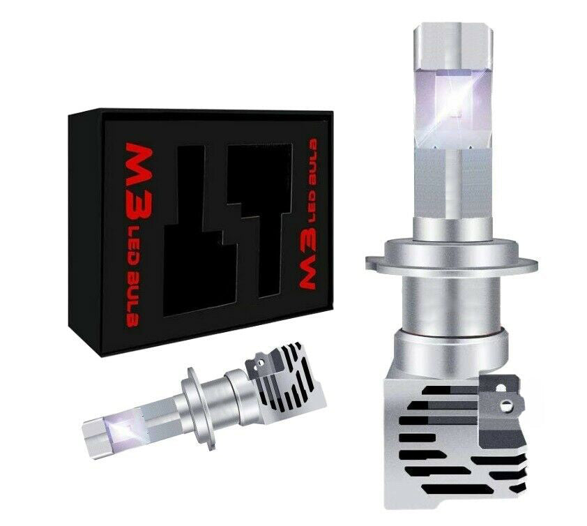 Комплект Умалени Мини LED Диодни Крушки M3 H1 12V 24V 50W 5000lm