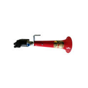 Тромба клаксон единична кръгла Turkish Wolf Whistle  Турски Вълк 120dB 24V за камион бус автобус тир тежкотоварни машини и др.