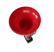 Тромба клаксон единична кръгла Turkish Wolf Whistle  Турски Вълк 120dB 24V за камион бус автобус тир тежкотоварни машини и др.