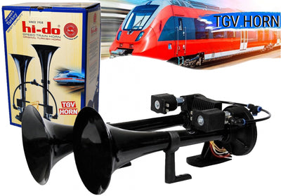 Тромба клаксон TGV HI-DO с две мелодии за камион бус ван трактор 24V 135db