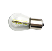 Комплект от 2 броя LED Лед Крушки 18 SMD, BA15S (P21W) 24V Бяла Бели в блистер