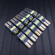 Комплект от 2 броя T10 Led крушки 15 SMD светодиода W5W 12V бяла светлина в блистер