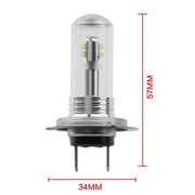 Комплект от 2 броя ЛЕД LED крушки за фарове H7 Х7 12V-24V Бели 6000k