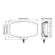 64W LED Лед Фар Халоген с Три Функции Неон Neon ефект 12-24V Бяла светлина 6500LM