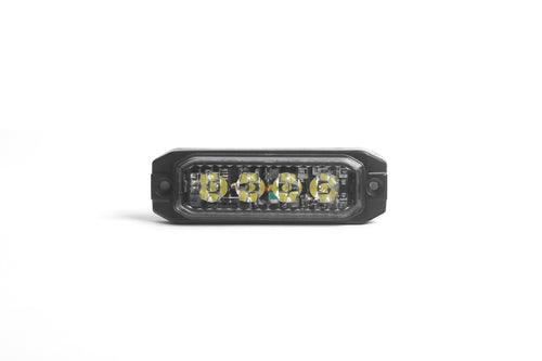 4 LED ЛЕД Жълта Аварийна Сигнална Лампа Блиц Светлина Мигаща За Пътна Помощ Платформа и др. 12-24V