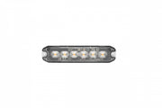 6 LED Жълта Аварийна Лампа Блиц Светлина Мигаща За Пътна Помощ Платформа и др. 10W с 8 режима 8х3 cm. 12-24V