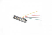 6 LED Жълта Аварийна Лампа Блиц Светлина Мигаща За Пътна Помощ Платформа и др. 10W с 8 режима 8х3 cm. 12-24V