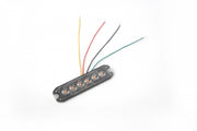 6 LED Жълта Аварийна Лампа Блиц Светлина Мигаща За Пътна Помощ Платформа и др. 10W с 8 режима 8х3 cm. 12-24V