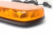 Оранжева 12-24V Лед Led Аварийна Сигнална Лампа Маяк Буркан с Магнит 35W За Пътна Помощ Платформа и др.