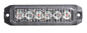 6 LED Блиц Светлина Мигаща Аварийна Лампа За Пътна Помощ Жълта 12V - 24V
