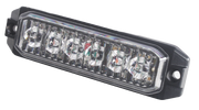 6 LED Блиц Светлина Мигаща Аварийна Лампа За Пътна Помощ Жълта 12V - 24V