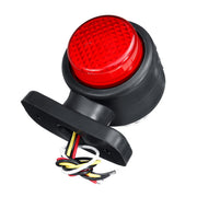 Комплект от 2 броя LED ЛЕД светодиодни габарити токоси рогче рогчета на 12V с три светлини бяла-жълта-червена