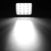 Комплект от 2бр. 48W Мини Лед LED Диоден Фар Халоген Дневни Светлини 12V - 24V за автомобил офроуд бус ван камион