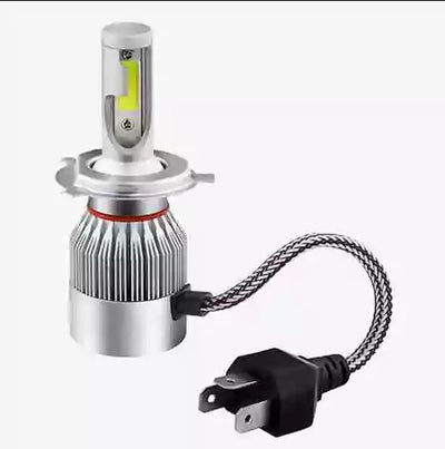 Комплект от 2 броя LED диодни крушки за фар фарове H4 12V 36W
