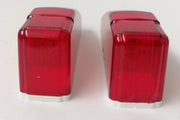 ЛЕД LED Светодиоден червен габарит за кабина на камион 12V - 24V за таван 14 х 4 х 6 cm