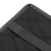 Универсален кожен калъф подложка за подлакътник на автомобил 29 cm x 17 cm черно с червен шев