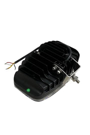 LED ЛЕД мощен диоден фар халоген лампа 12V - 24V 48W бяло-жълто за АТВ джип камион трактор земеделски и селскостопански машини и др. 245 x 139.4 x 90 mm E-mark E9