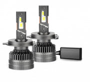 Комплект LED крушки H4 къси/дълги светлини – 12V-24V 60W 6500LM 6000K CANBUS без грешки
