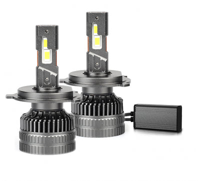 Комплект LED крушки H4 къси/дълги светлини – 12V-24V 60W 6500LM 6000K CANBUS без грешки