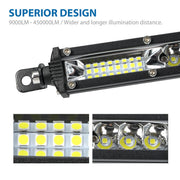 27.5 см Диоден LED Лед Бар 72W Ултра Тънък 12-24V Комбинирана Combo - Flood и Spot Светлина