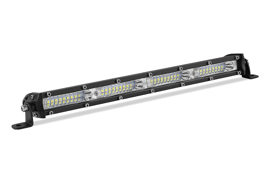 33.2 См 108W Едноредов Мощен Диоден LED Лед Бар 36 Led Ултра Тънък Халоген Лампа Прожектор 12V 24V АТВ, Джип 4х4 Offroad Камион и др.