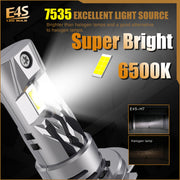 Комплект Умалени Мини LED Крушки E4S H7 H18 12V 50W 15000lm