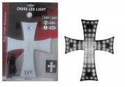Диоден светещ кръст бял 84 LED ЛЕД 12V 24V 245 x 200 mm