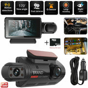 Видeорегистратор за автомобил Full HD 1080P 2 камери + 32 GB Micro SD Card карта памет